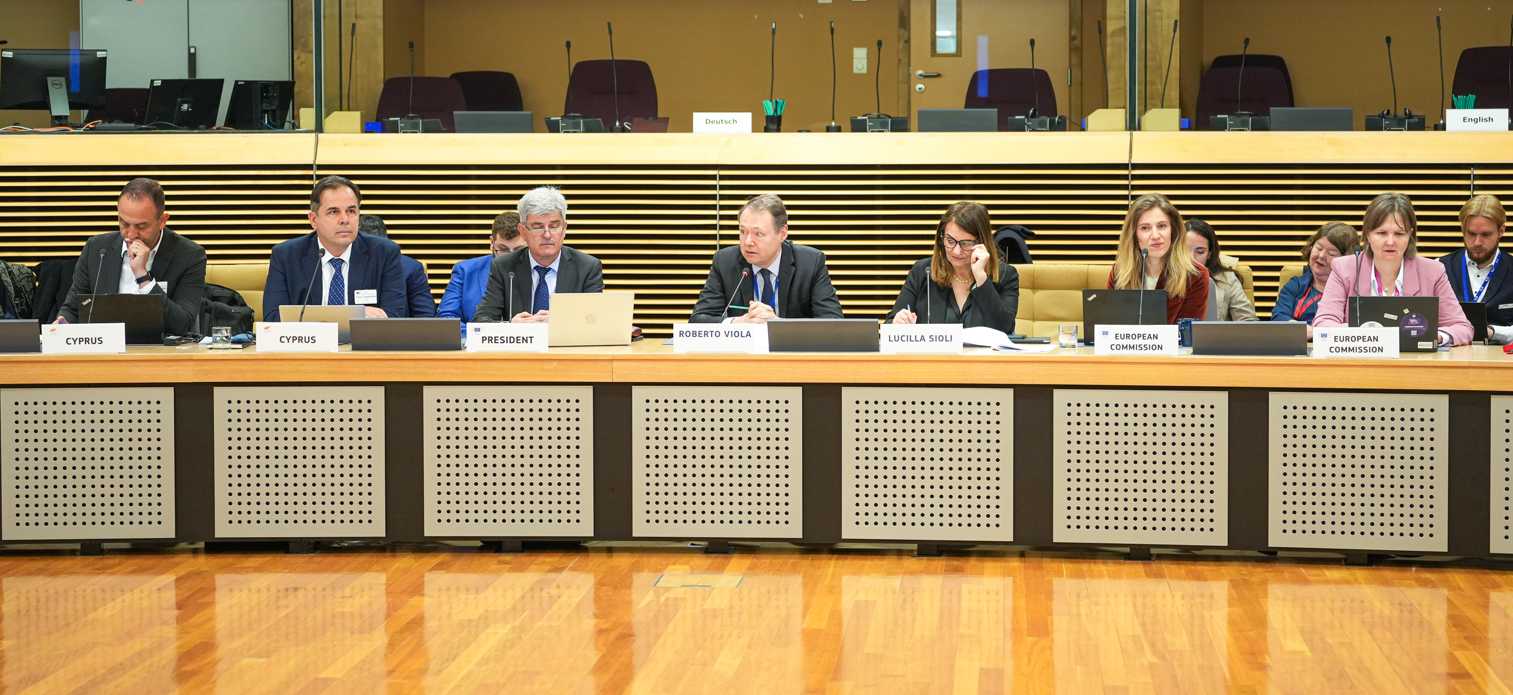 Photo officielle de la 7e réunion de l'AI Board de l'Union européenne