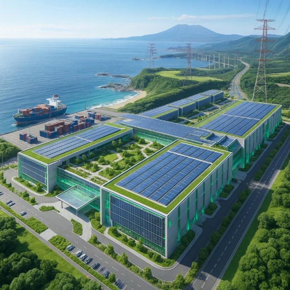 Visuel officiel du projet GMI Cloud au Japon